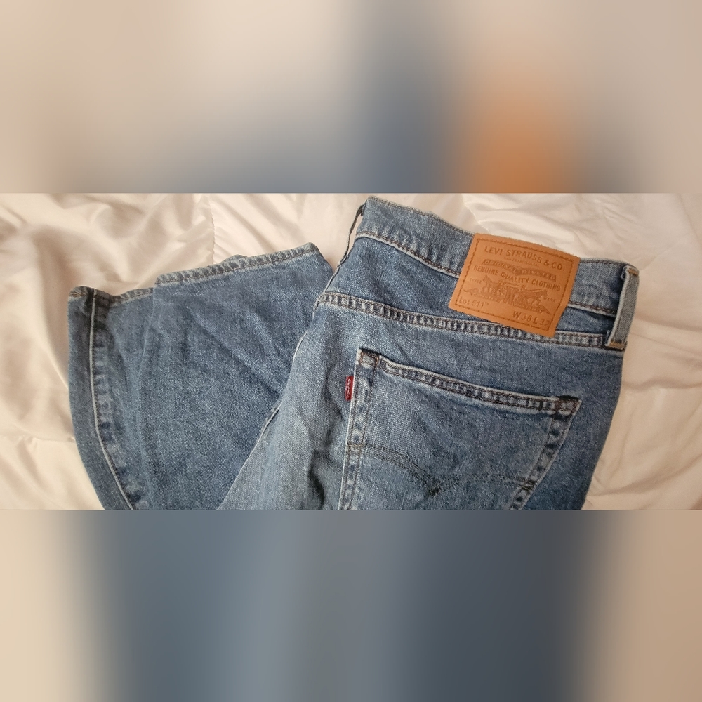 Levi's 511 Men Slim Fit, W36 L32, Blue